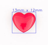 Liefdevolle Rode Hart Knoop Knopen KNP00031